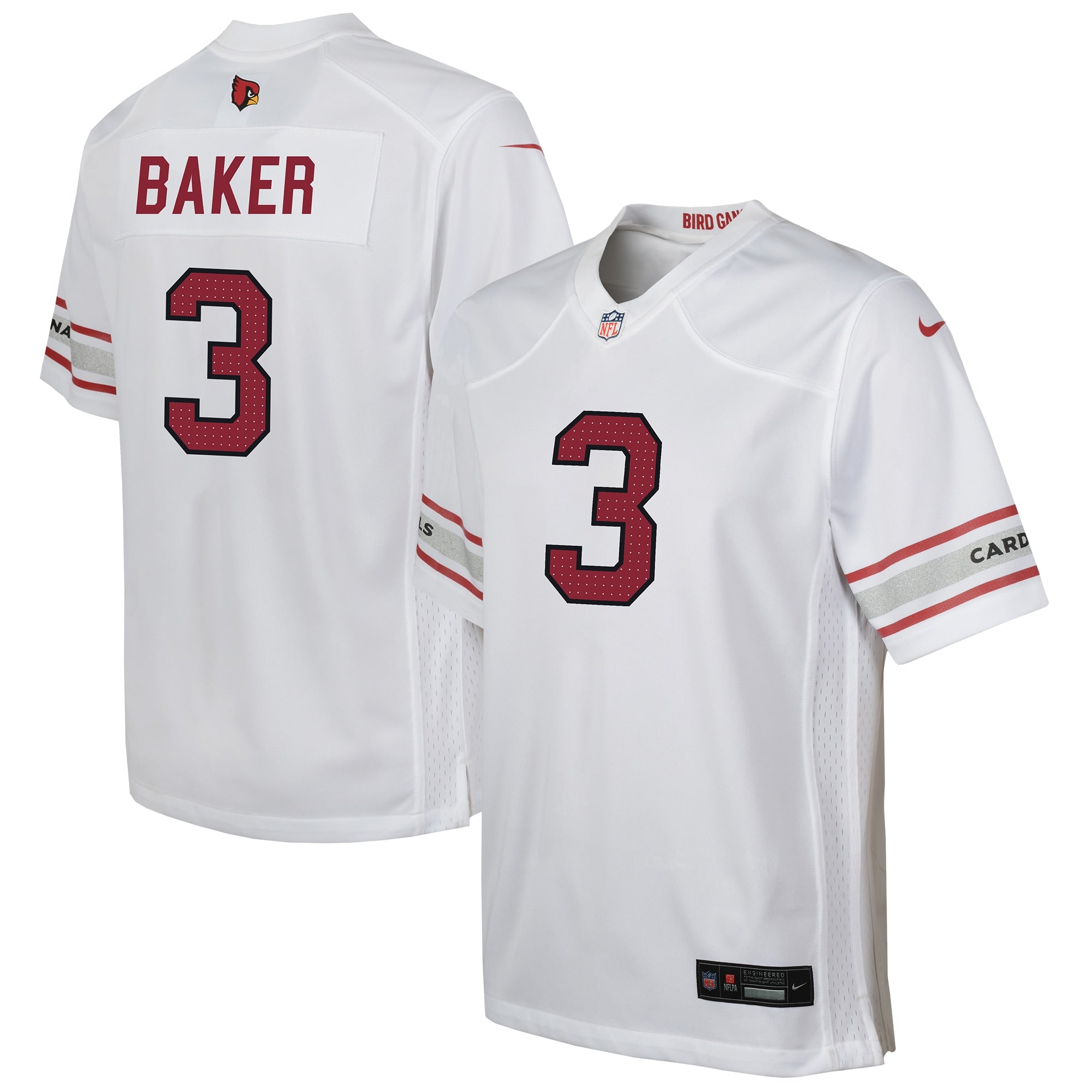 Budda Baker Arizona Cardinals Nike Youth Game Jersey - Black/Cardinal/White