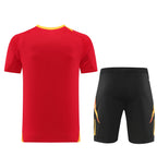 Adidas Short Sleeve Training Jersey Set - AD08- Red/Yellow