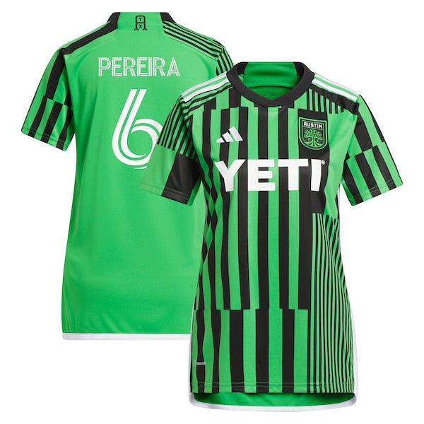 Daniel Pereira Austin FC adidas Women's 2024 Las Voces Kit Replica Player Jersey – Green