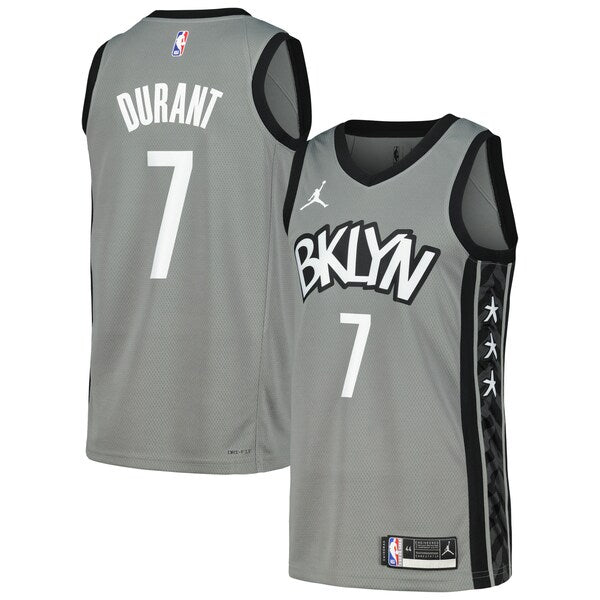 Kevin Durant Brooklyn Nets Nike Swingman Player Jersey - Statement Edition - Gray/Blue
