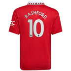 Marcus Rashford Manchester United adidas Youth 2022/23 Home Replica Player Jersey - Red