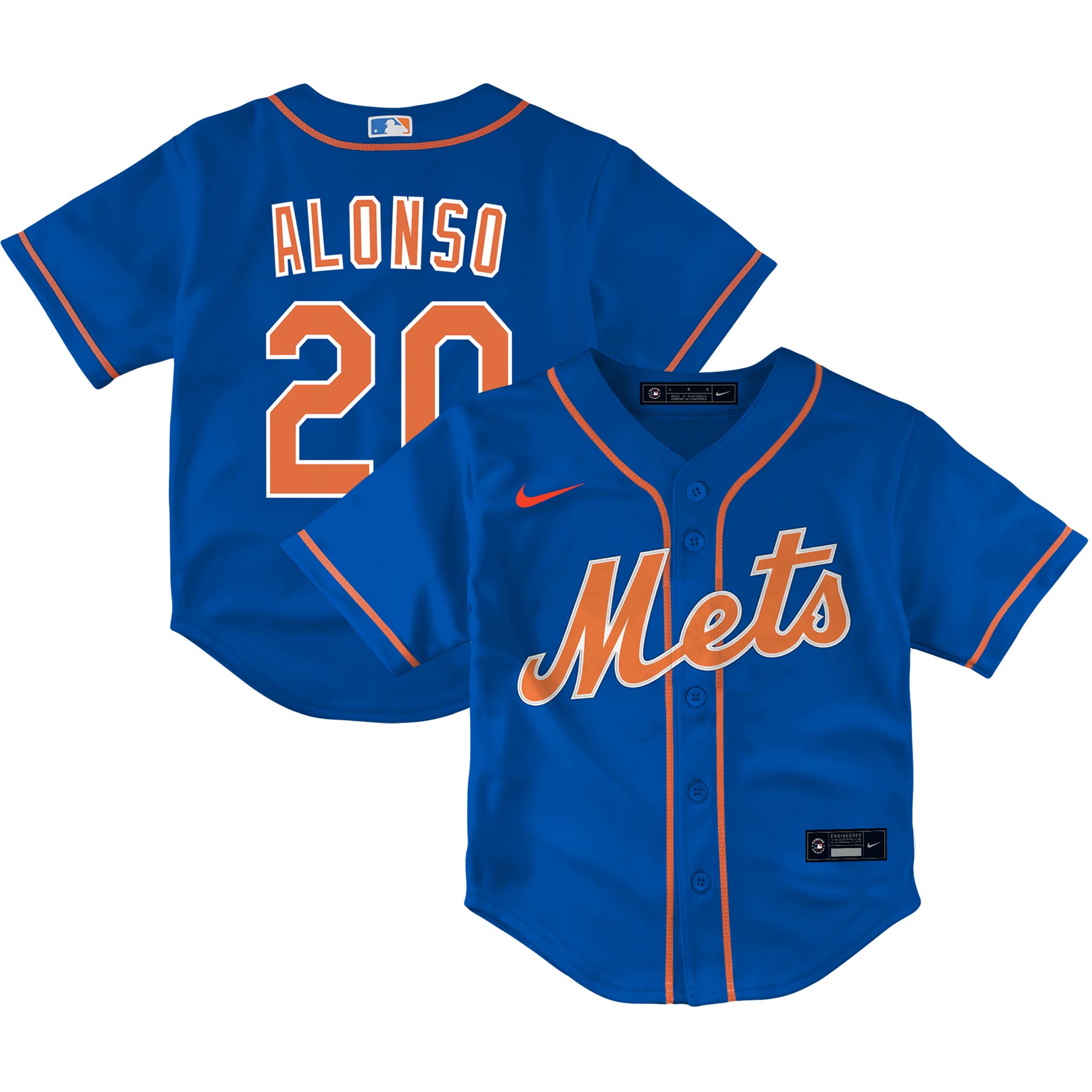 Pete Alonso New York Mets Nike Toddler Home Replica Player Jersey - White/Royal