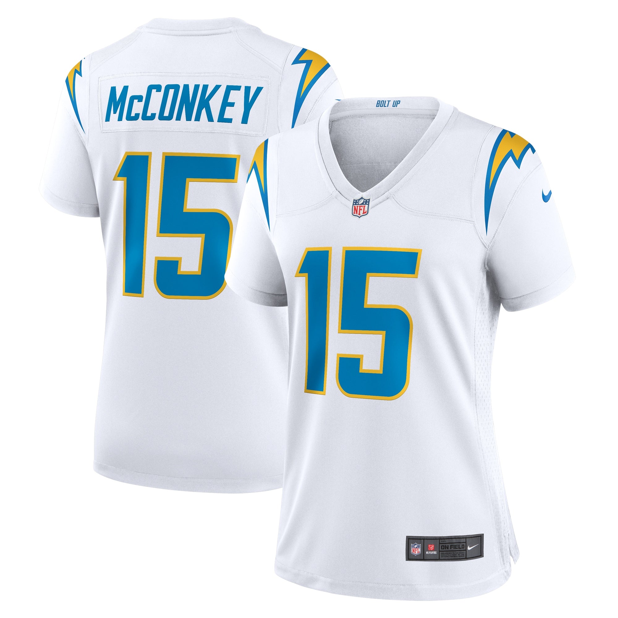 Ladd McConkey Los Angeles Chargers Nike Women's Alternate Game Jersey -  Navy/Royal/White