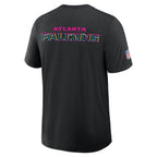 Atlanta Falcons Nike 2025 NFL Crucial Catch Tri-Blend Dri-FIT T-Shirt - Black