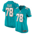 Justin Ellis Miami Dolphins Nike Women's  Game Jersey -  Aqua