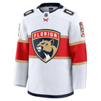 Florida Panthers  Away Premium Custom Jersey - White/Red