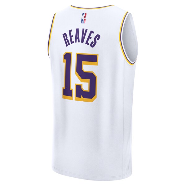 Austin Reaves Los Angeles Lakers  Youth Fast Break Replica Player Jersey - Association Edition - White