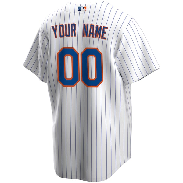 New York Mets Nike Youth Home Replica Custom Jersey - White