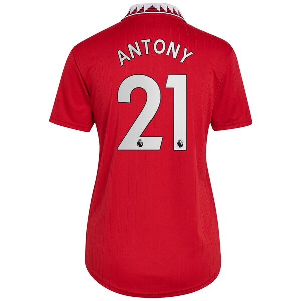 Antony Manchester United adidas Women's 2022/23 Home Replica Player Jersey - Red