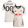 New York Red Bulls adidas Women's 2025 Stone Kit Replica Custom Jersey - Tan