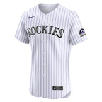 Colorado Rockies Nike Home Elite Jersey - White