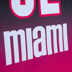 Shaquille O'Neal Miami Heat 2005/06 Hardwood Classics Fadeaway Swingman Player Jersey - Pink/Black