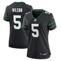 Garrett Wilson New York Jets Nike Women's Alternate Game Jersey - Legacy Black/Green/White