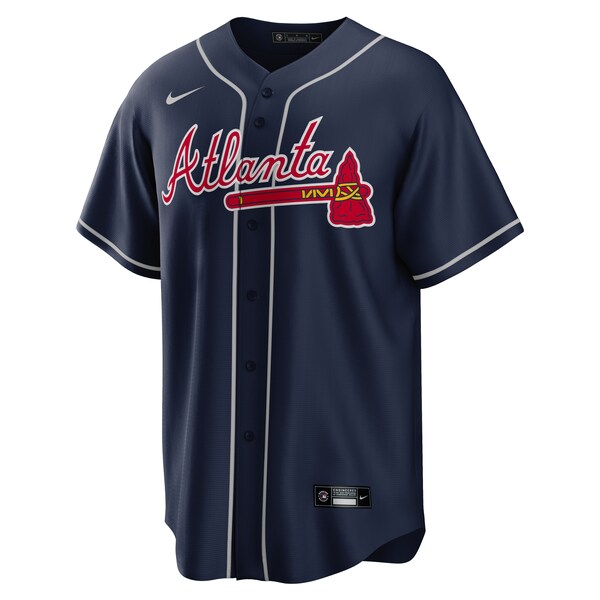 Austin Riley Atlanta Braves Nike Alternate Replica Jersey - Navy/White/Red