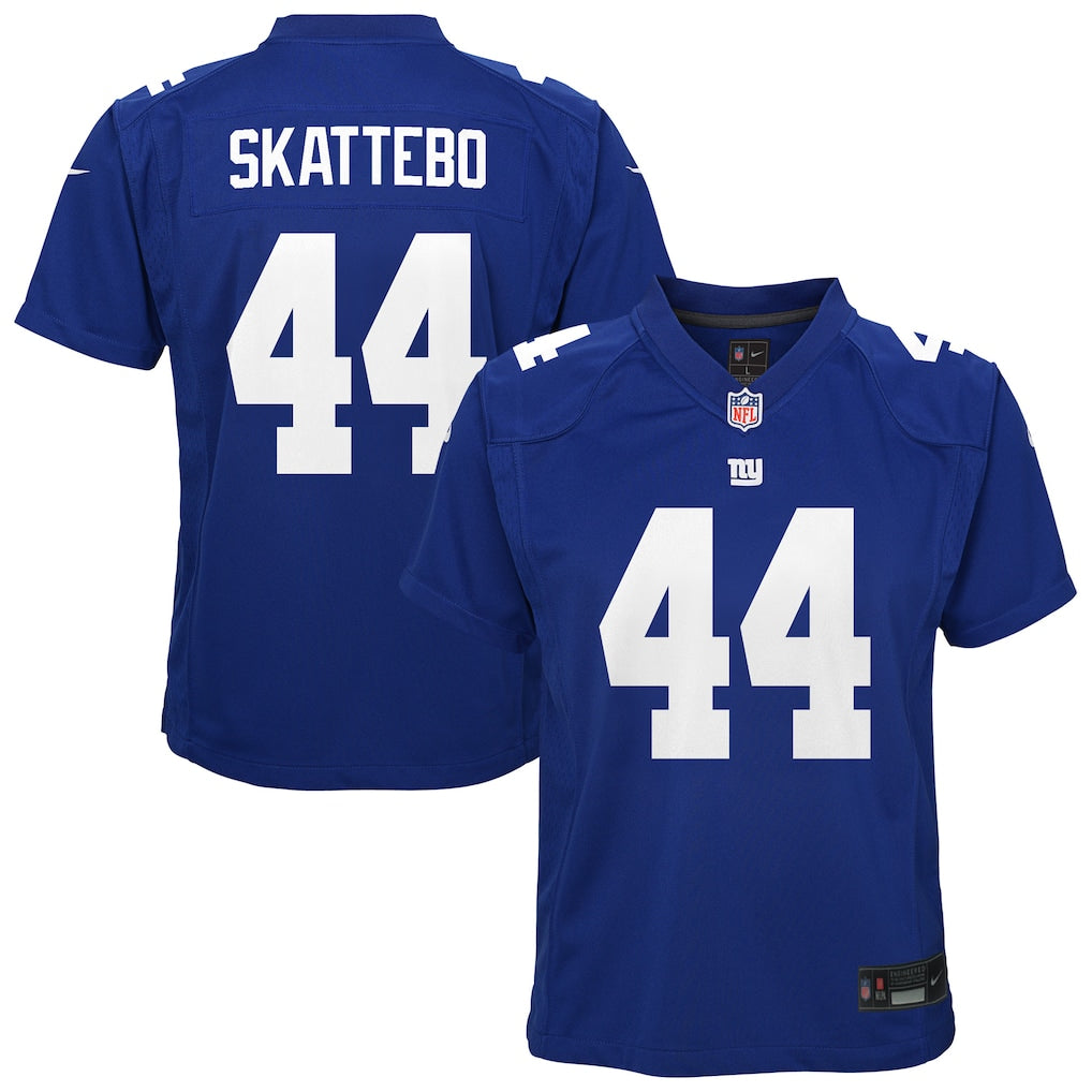 Cam Skattebo New York Giants Youth Nike Team Game Player Jersey - Royal