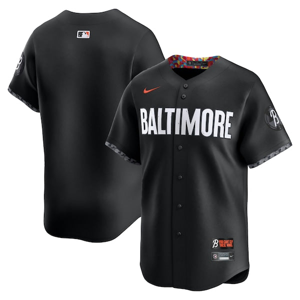 Baltimore Orioles Nike City Connect Limited Jersey - Black