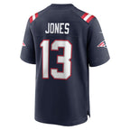 Jack Jones New England Patriots Nike Game Player Jersey - Navy/White