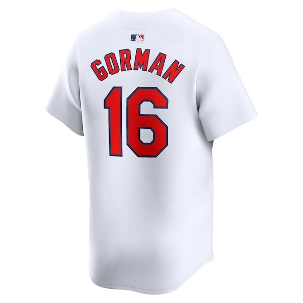 Nolan Gorman St. Louis Cardinals Nike Home Limited Player Jersey - White
