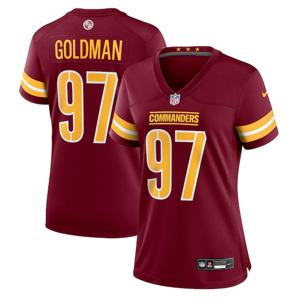 Eddie Goldman Washington Commanders Nike Women's Team Game Jersey -  Burgundy