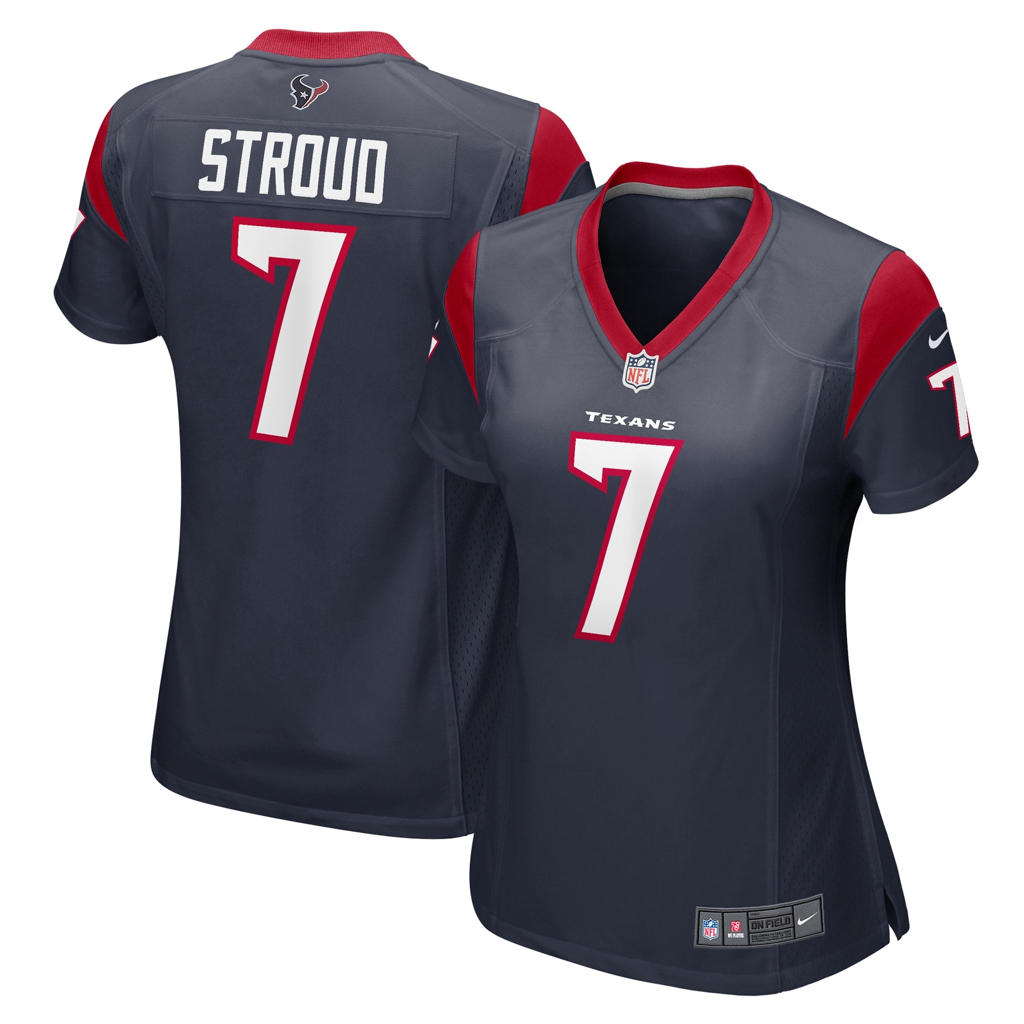 C.J. Stroud Houston Texans Nike Women's Game Jersey - Red/Navy/White
