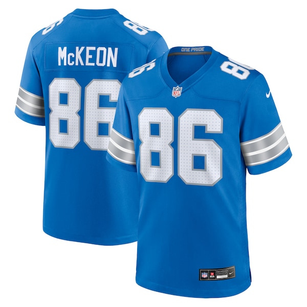 Sean McKeon Detroit Lions Nike Game Jersey -  Blue