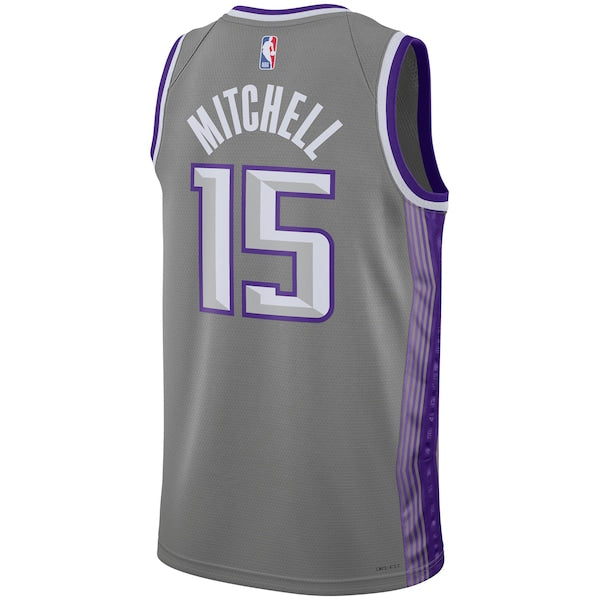 Davion Mitchell Sacramento Kings Nike Unisex 2022/23 Swingman Jersey - City Edition - Anthracite