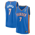 Chet Holmgren Oklahoma City Thunder  2025 NBA Finals Champions Fast Break Replica Player Jersey - Blue - Icon Edition