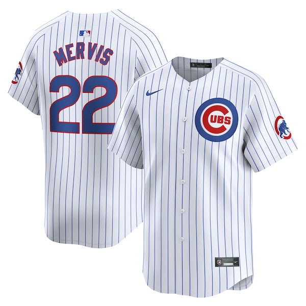 Matt Mervis Chicago Cubs Nike Home Limited Player Jersey - White