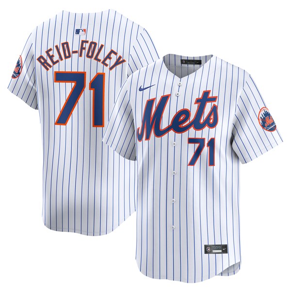 Sean Reid-Foley New York Mets Nike Home Limited Player Jersey – White