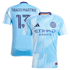 Thiago Martins New York City FC adidas 2025 The Excelsior Kit Replica Player Jersey - Light Blue