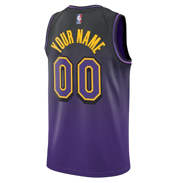 Los Angeles Lakers Nike Unisex 2024/25 Custom Swingman Jersey - City Edition - Purple