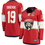 Matthew Tkachuk Florida Panthers  Women's 2025 Stanley Cup Champions Breakaway Jersey - Red