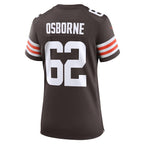 Justin Osborne Cleveland Browns Nike Women's Team Game Jersey -  Brown