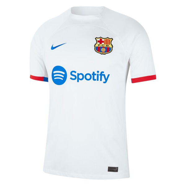 Ronald Araujo Barcelona Nike 2023/24 Away Replica Jersey - White/Aqua/Royal