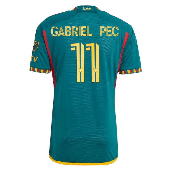 Gabriel Pec LA Galaxy adidas 2024 LA Kit Authentic Player Jersey - Green