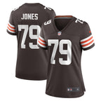 Dawand Jones Cleveland Browns Nike Women's Team Game Jersey -  Brown