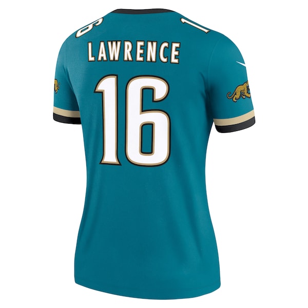 Trevor Lawrence Jacksonville Jaguars Nike Women's Prowler Throwback Legend Jersey - Teal