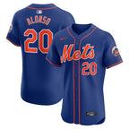 Pete Alonso New York Mets Nike 2nd Alternate Elite Player Jersey - Royal/White