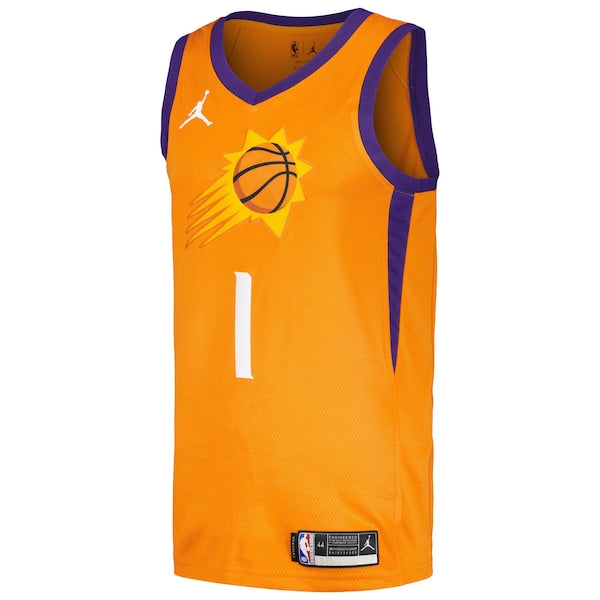 Devin Booker Phoenix Suns Jordan Brand Swingman Player Jersey - Statement Edition - Orange