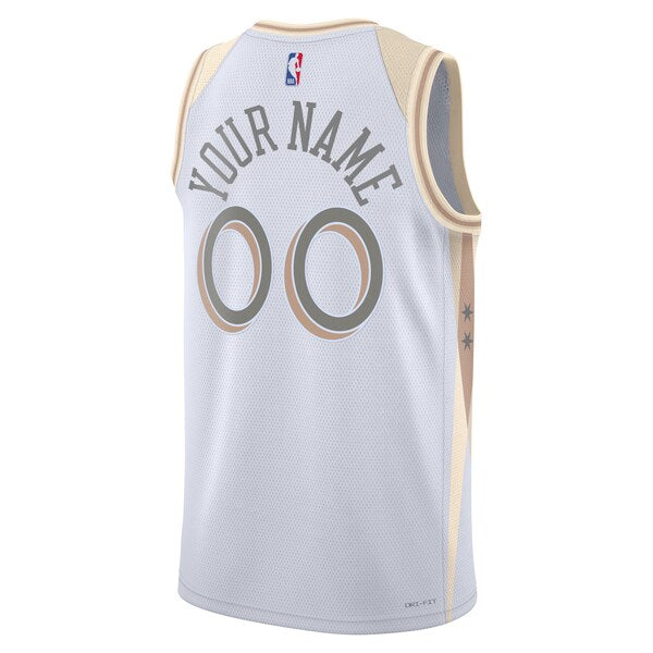 Chicago Bulls Nike Unisex 2024/25 Custom Swingman Jersey - City Edition - White