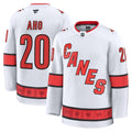 Sebastian Aho Carolina Hurricanes  Away Premium Jersey - White/Black/Red