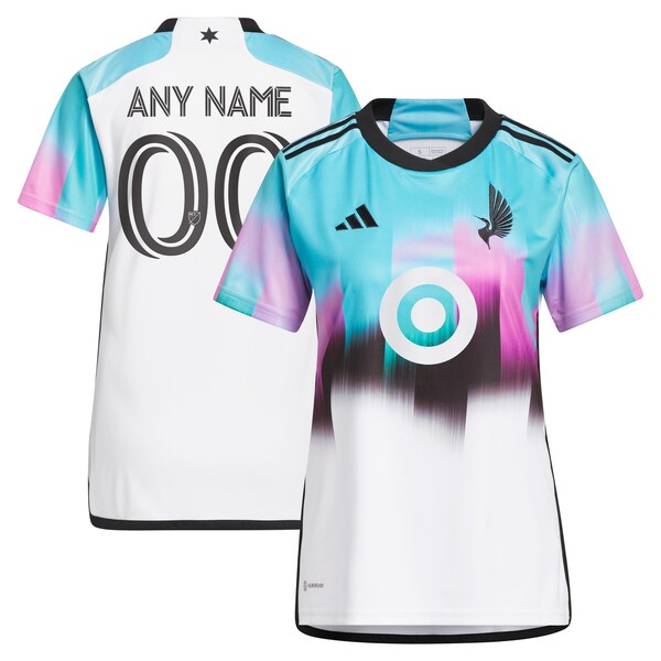 Minnesota United FC adidas Women's 2024 The Northern Lights Kit Replica Custom Jersey - White