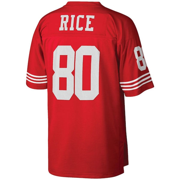 Jerry Rice San Francisco 49ers 1990 Retired Player Replica Jersey - Scarlet