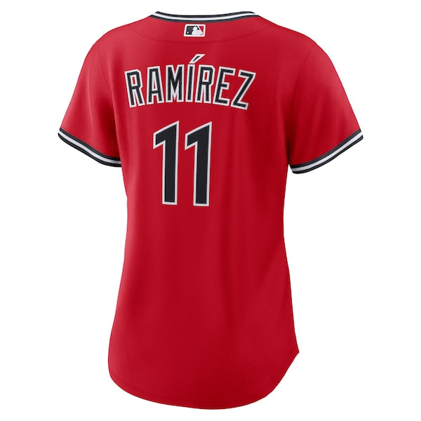 José Ramírez Cleveland Guardians Nike Women's Alternate 2 Replica Jersey - Red