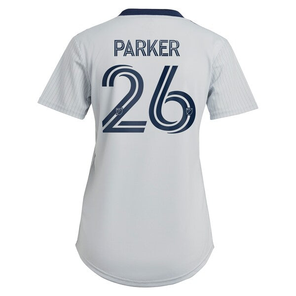 Tim Parker St. Louis City SC adidas Women's 2024 The Spirit Kit Replica Jersey - Gray