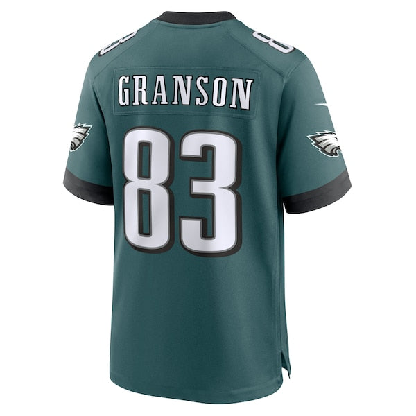 Kylen Granson Philadelphia Eagles Nike Team Game Jersey - Midnight Green