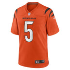 Tee Higgins Cincinnati Bengals Nike Alternate Game Player Jersey - Orange/White