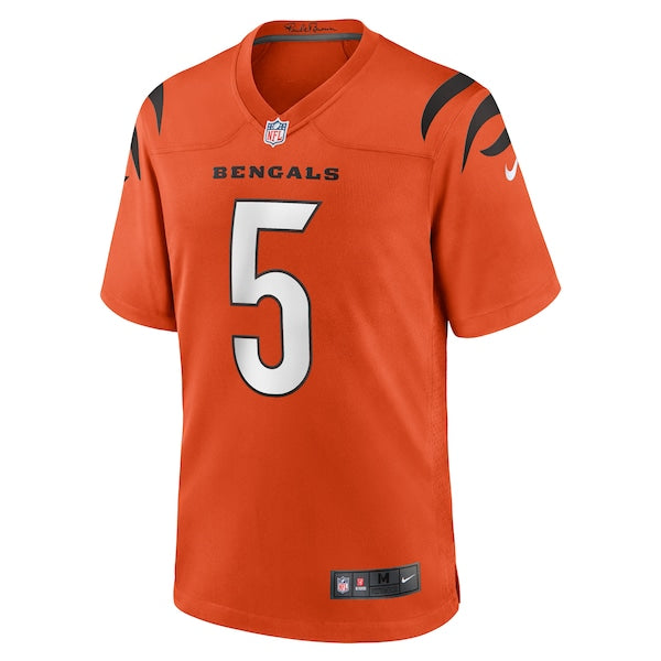 Tee Higgins Cincinnati Bengals Nike Alternate Game Player Jersey - Orange/White