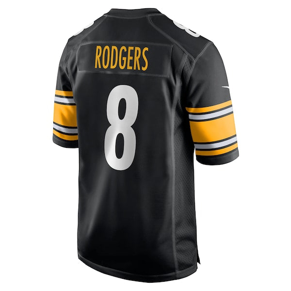 Aaron Rodgers Pittsburgh Steelers Nike Game Jersey - Black/White