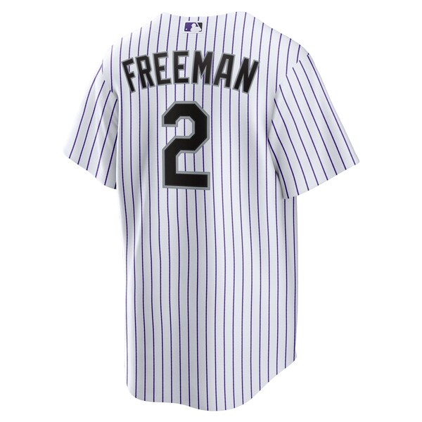 Tyler Freeman Colorado Rockies Nike  Youth Home Replica Jersey - White